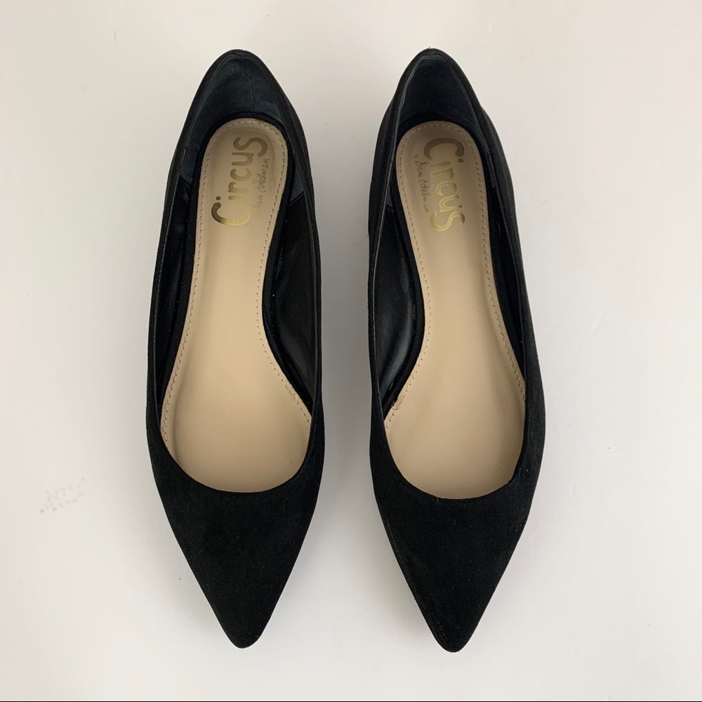 SAM EDELMAN Circus Pointy Black Flats
